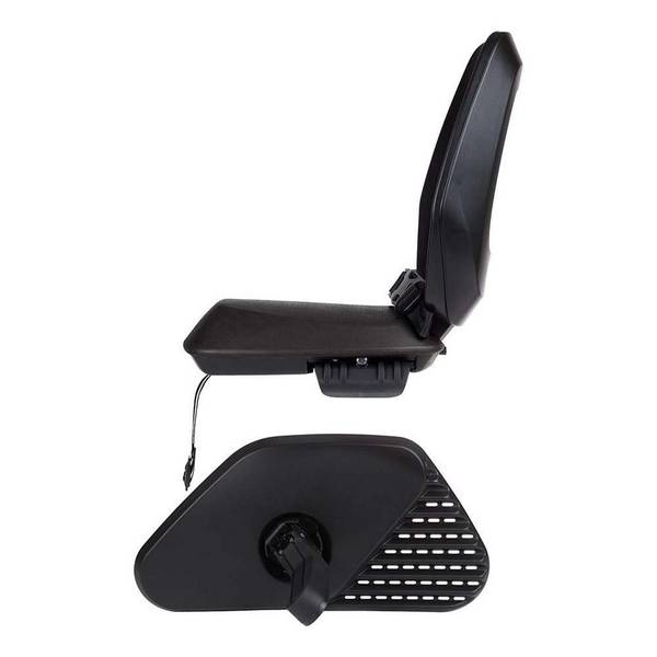 Kinderzitje achter Bobike One Junior black - dragermontage