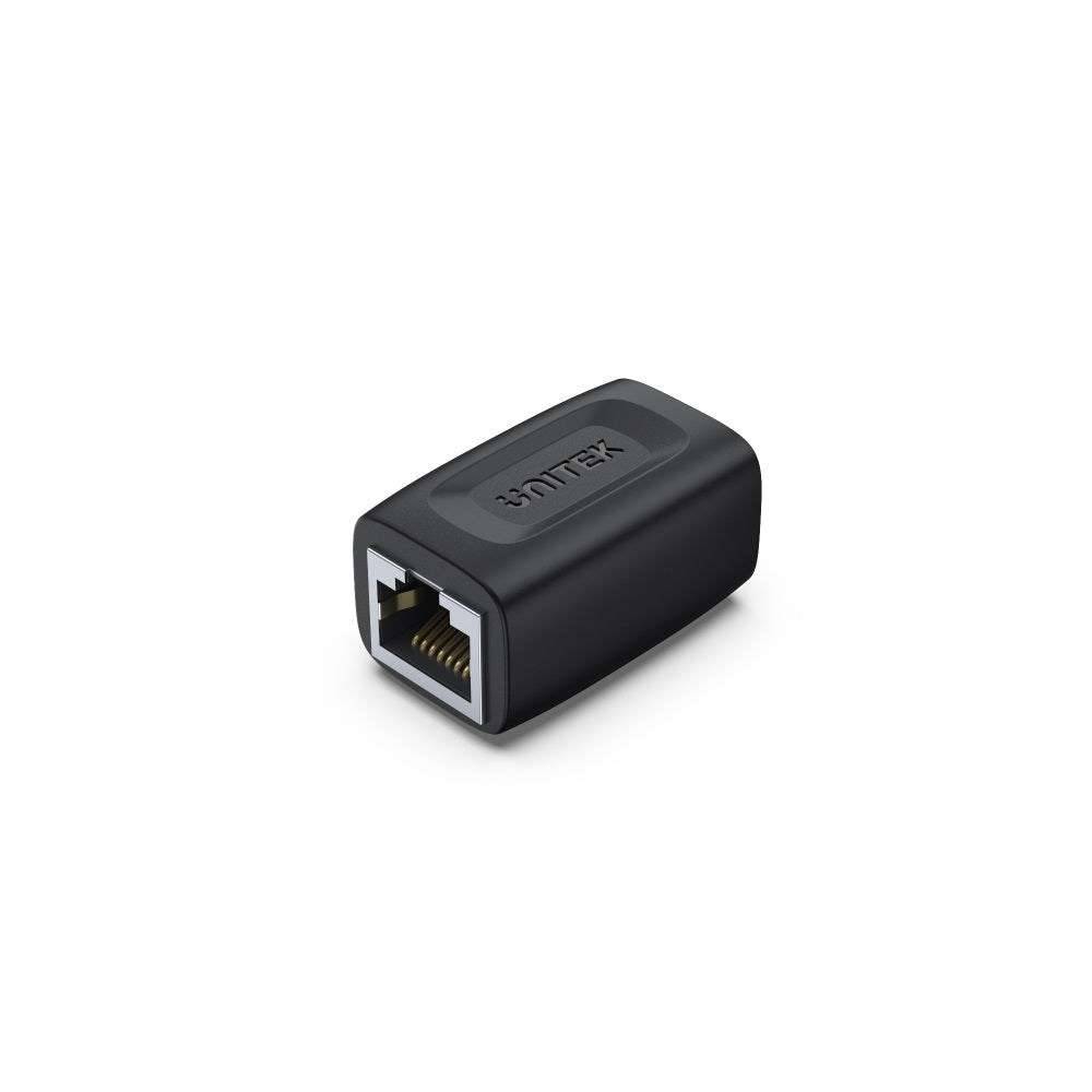 UTK UNITEK A1026BK tussenstuk voor kabels RJ-45 Zwart-0