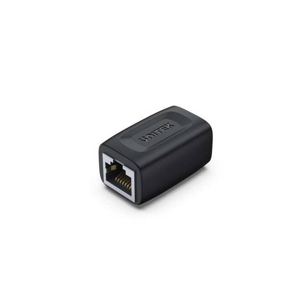UTK UNITEK A1026BK tussenstuk voor kabels RJ-45 Zwart