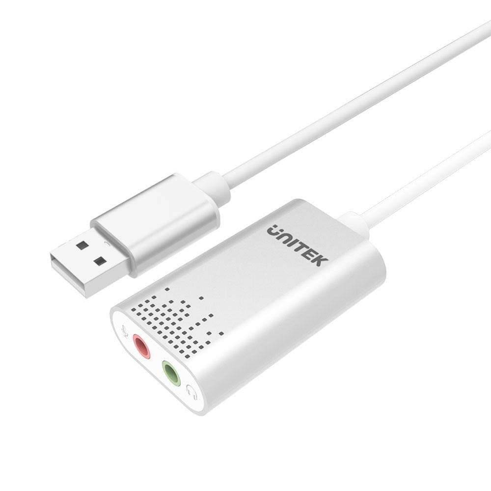 UTK UNITEK Y-247A audio-omzetter Zilver-0