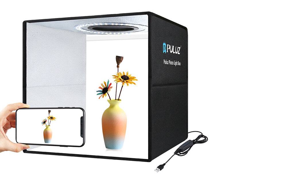 Bekroonde afbeelding voor Puluz - PU5032B - PULUZ Schattenfreies Tent 30 cm LED 24-26lm (PU5032B )