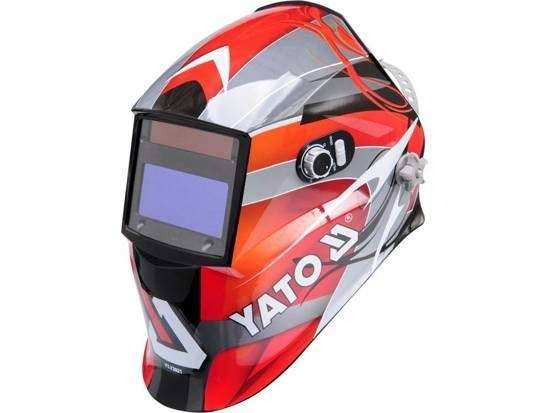 Yato YT-73921 lasmasker en -helm Welding helmet with auto-darkening filter Zwart, Rood, Zilver-0