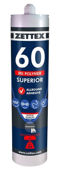 Zettex Polymeer Ms60 Wit 290Ml-0