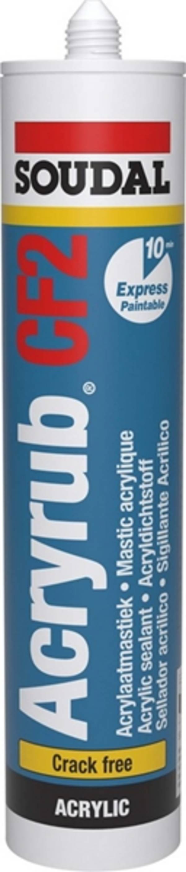Soudal Acryrub Cf2 Wit Koker 310Ml