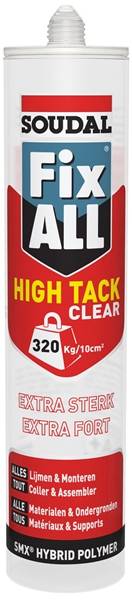 Soudal Fix All High Tack Clear 290Ml-0