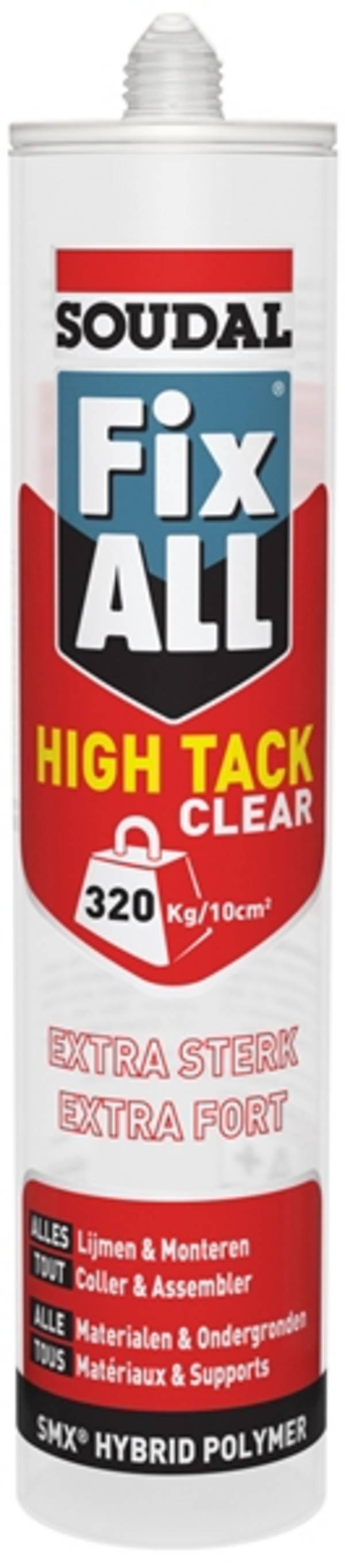 Soudal Fix All High Tack Clear 290Ml