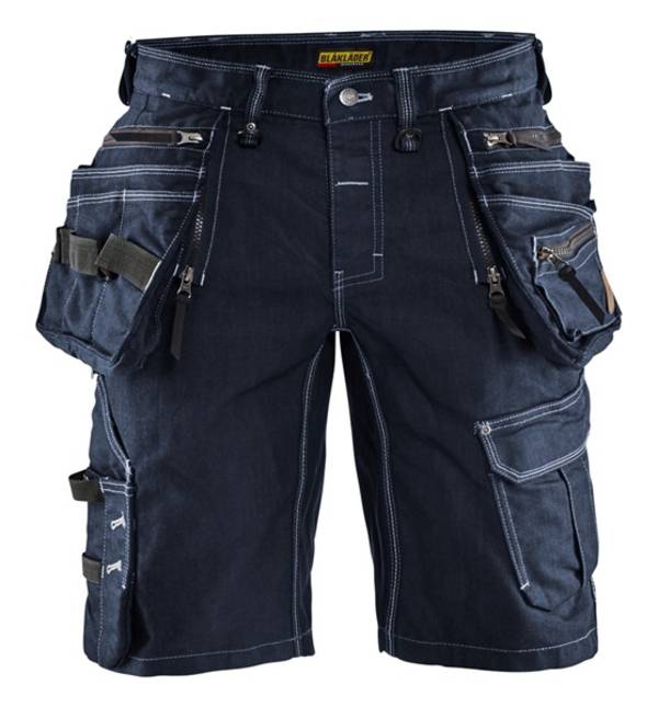 Blakläder Short Denim Stretch X1900 Blauw / Zwart Mt.46