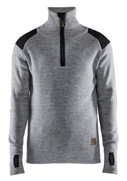 Blakläder Wollen Sweater Grijs Melee / Donkergrijs Xl-0