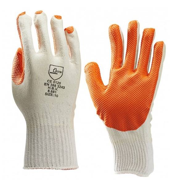 PREVENT Rode Werkhandschoen Mt 10 Latex Coating-0