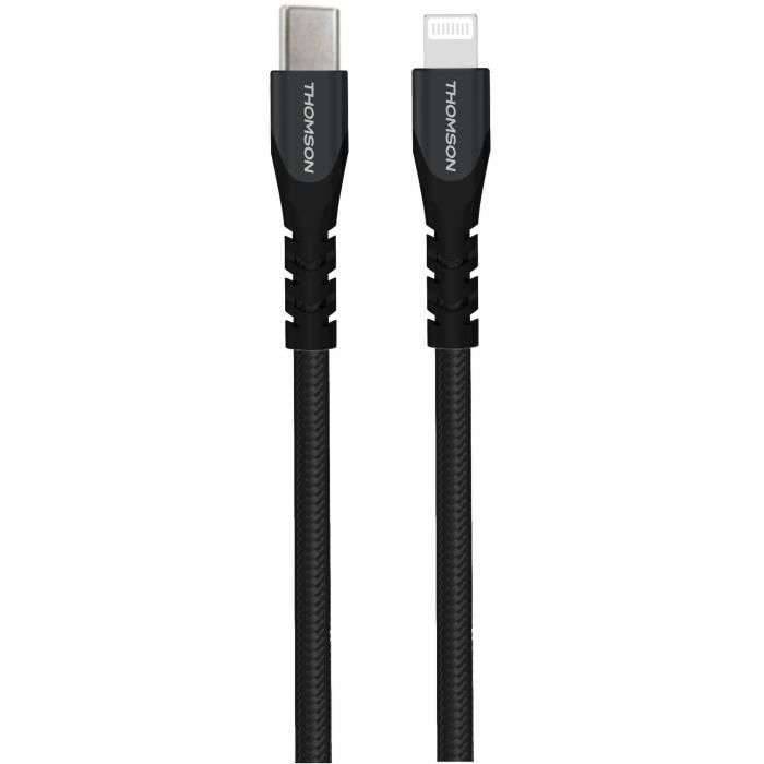 Kabel - THOMSON - Opladen & Data - USB-C naar Lightning 3A - MFI-gecertificeerd - 1,5 m-0