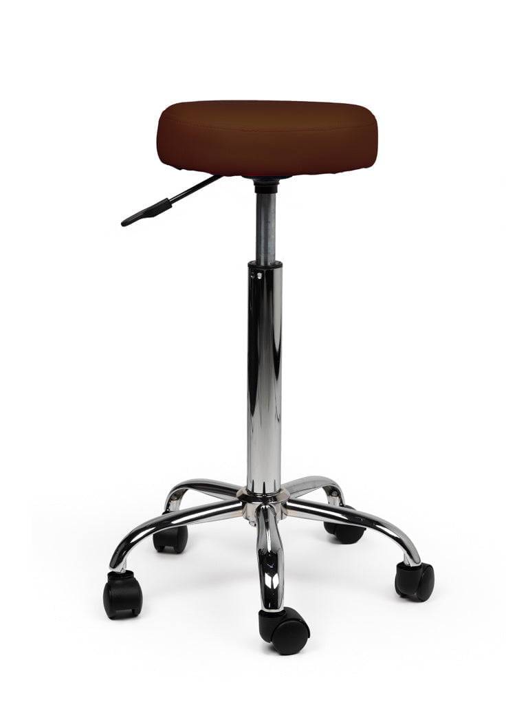 Ergonomische Tabouret Bruin op Wielen-0