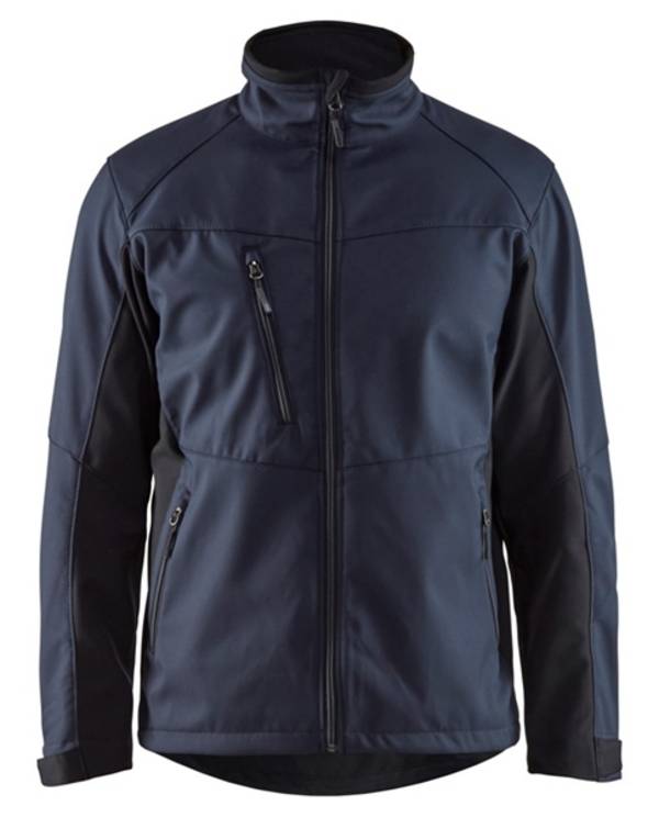 Blakläder Softshell Jack 4950-2516-8699 Marineblauw / Zwart M