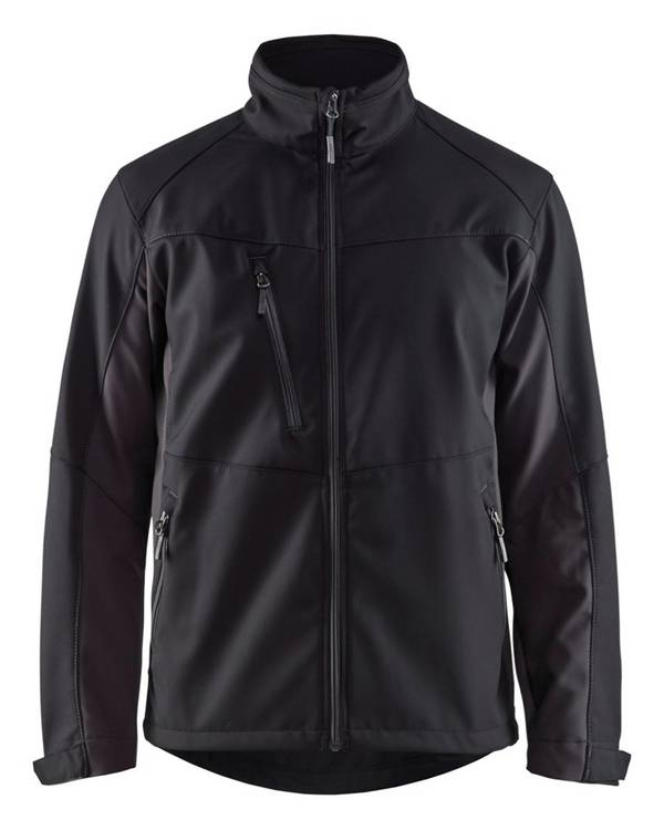 Blakläder Softshell Jack 4950-2516-9998 Zwart / Grijs Mt.L