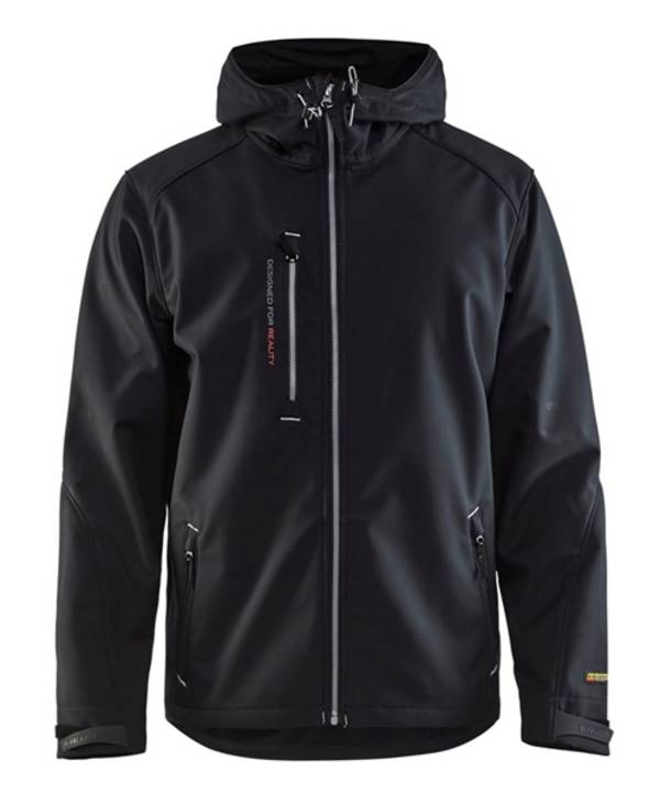Blakläder Softshell Jack 4949-2517-9992 Zwart / Zilver L