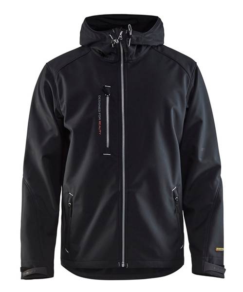 Blakläder Softshell Jack 4949-2517-9992 Zwart / Zilver Xxl-0