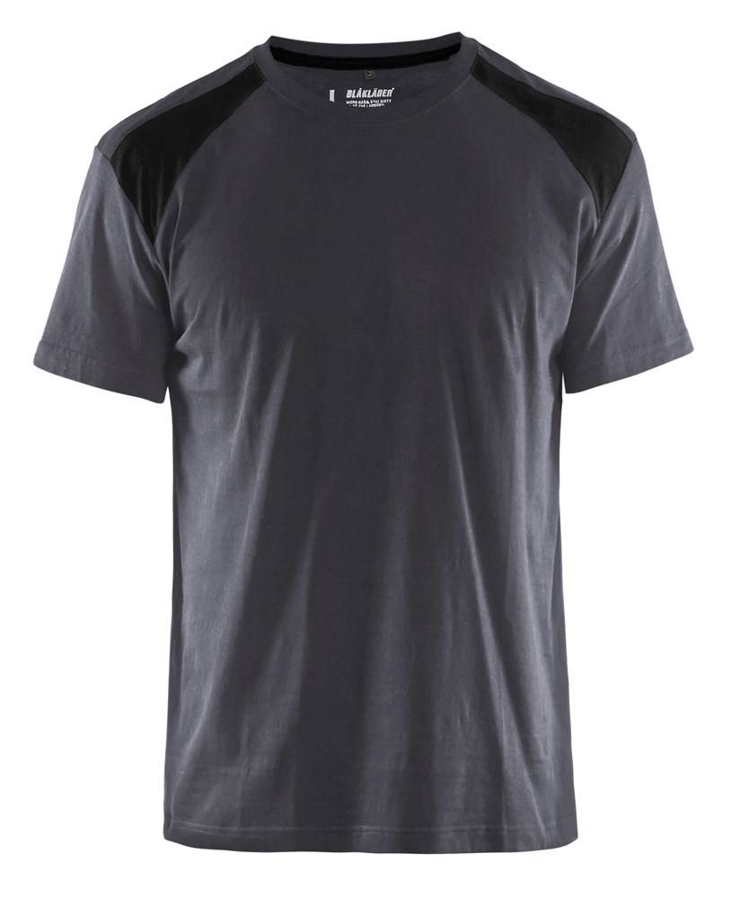 Blakläder T-Shirt Bi-Colour 3379-1042-9699 Grijs/Zwart Mt. S-0