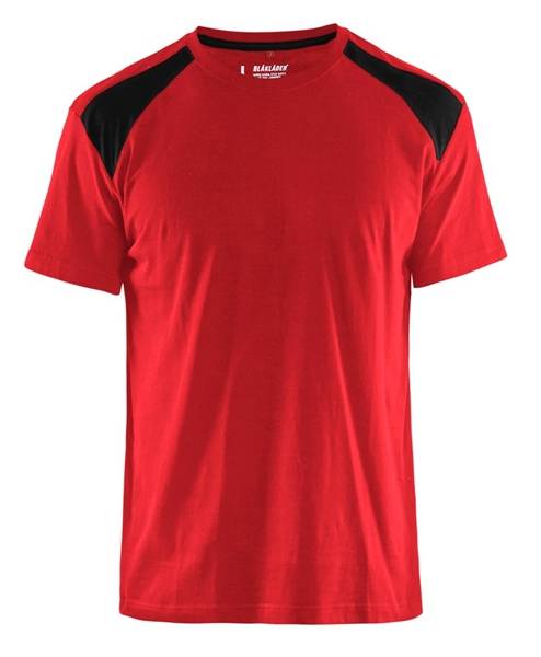 Blakläder T-Shirt Bi-Colour 3379-1042-5699 Rood / Zwart L-0