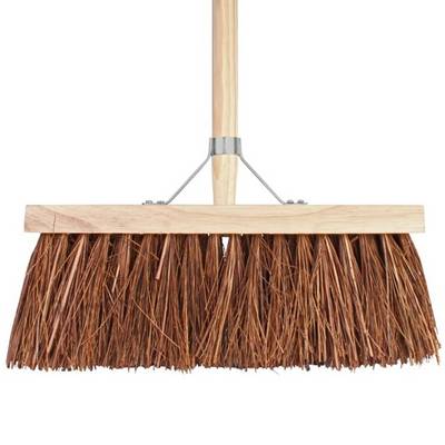 Talen Tools - Bezem - Bruin - 37 cm - Steel 140 cm-0