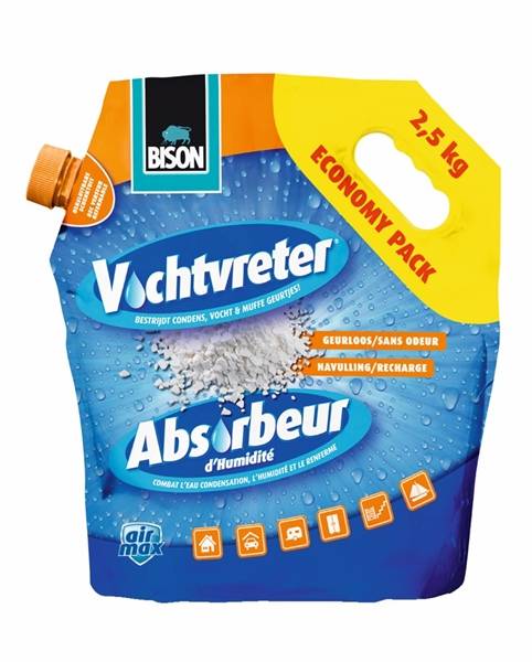 Vochtvreter Navulling Bison Zak 2,5Kg-0