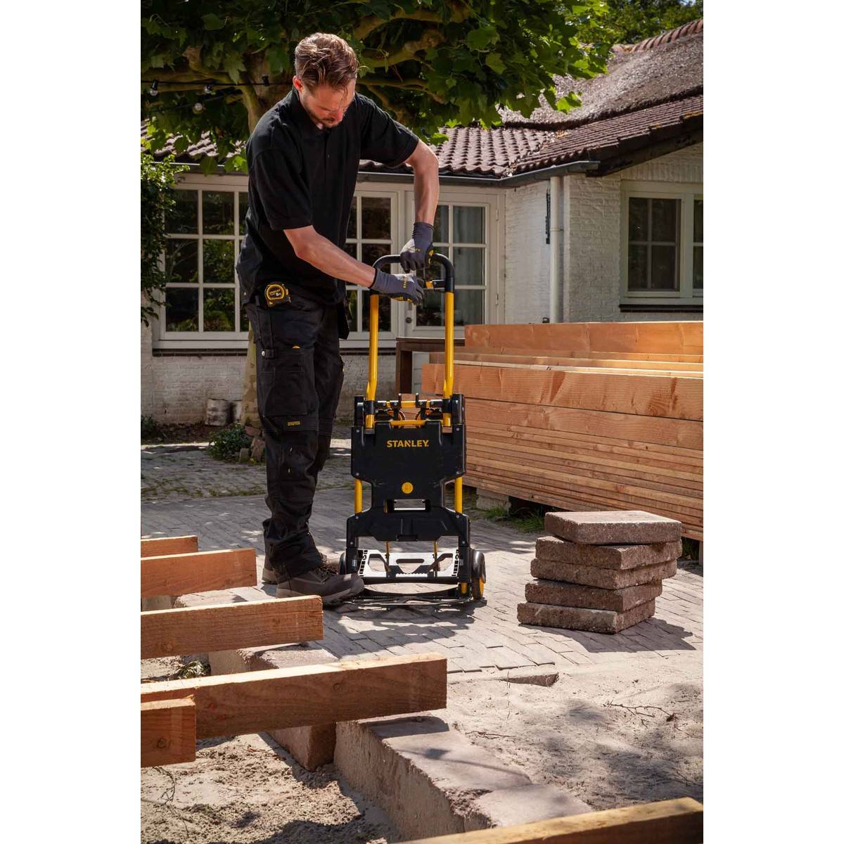 Stanley by Black & Decker SXWTD-FT585 2-in-1 Vouwtrolley, Laadcapaciteit 137 kg-2