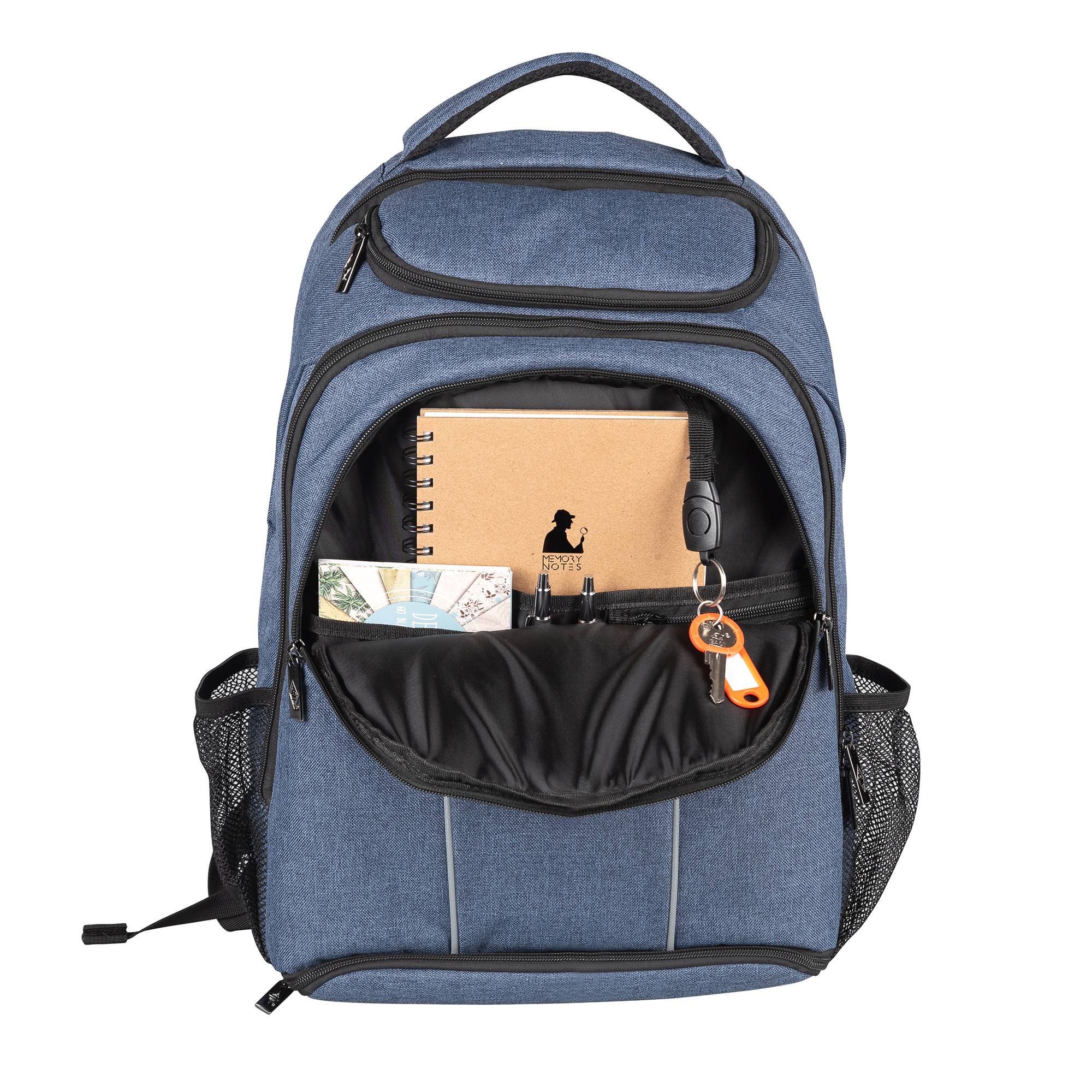 WEDO Rugzak in denimblauw met comfortabele eigenschappen-3