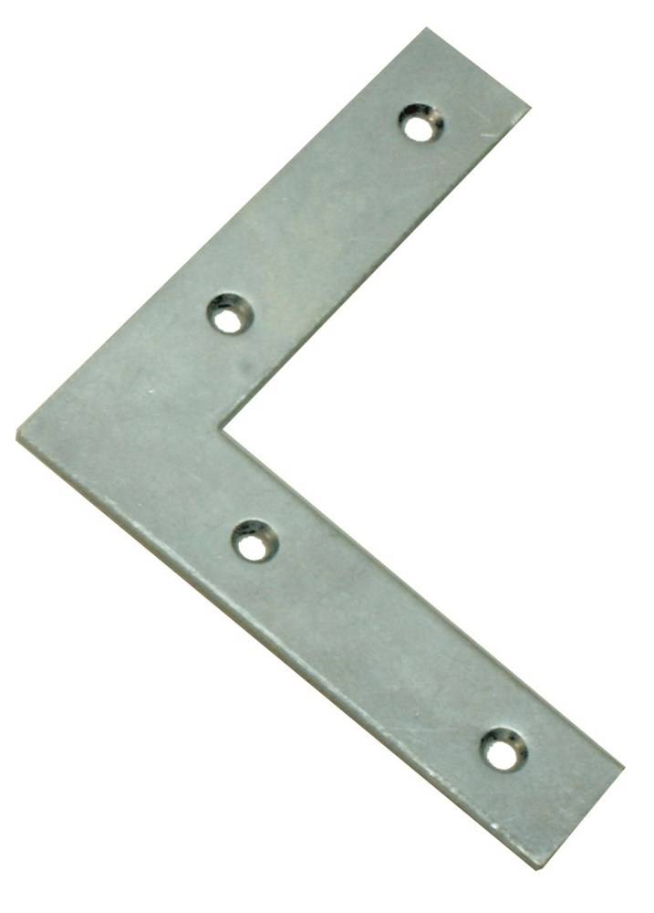 Raamhoek Recht Verzinkt 80X80mm 17X1,5Mm Gb-0
