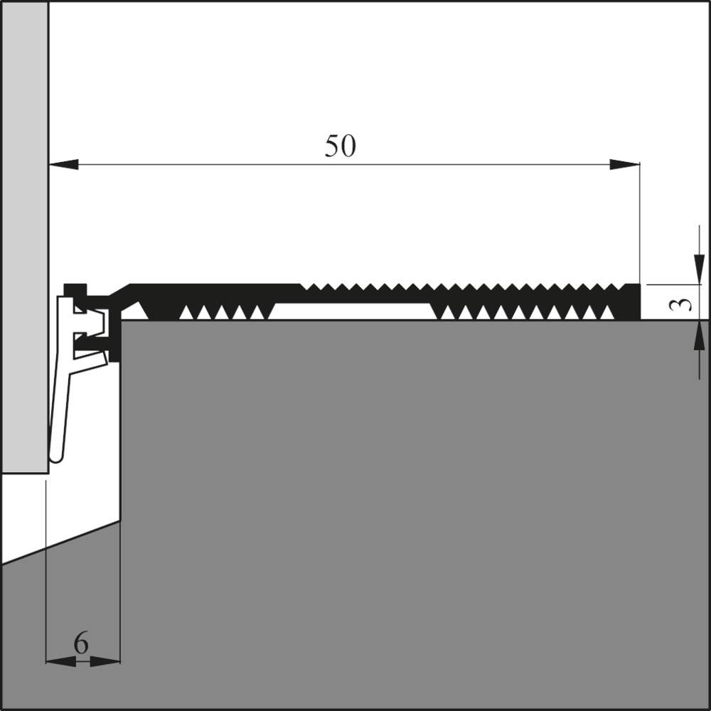 ELLEN Slijtdorpelprofiel Anb 7 Ar 50Mm Breed 100Cm Elton-2