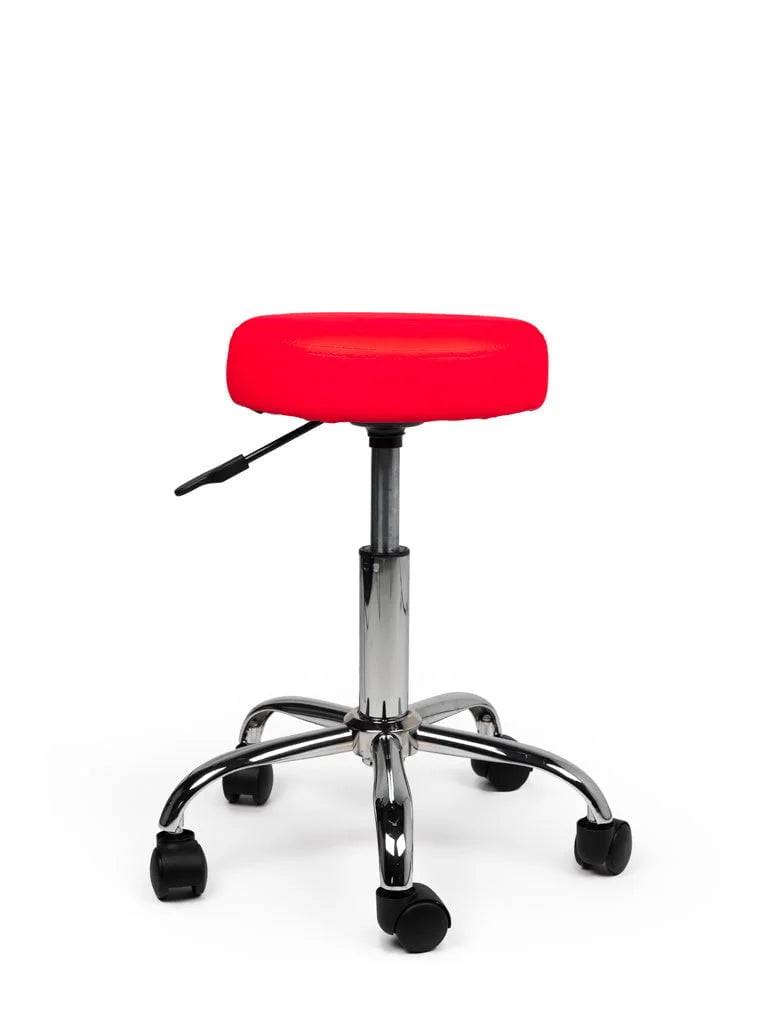 Ergonomische Tabouret Rood op Wielen-0