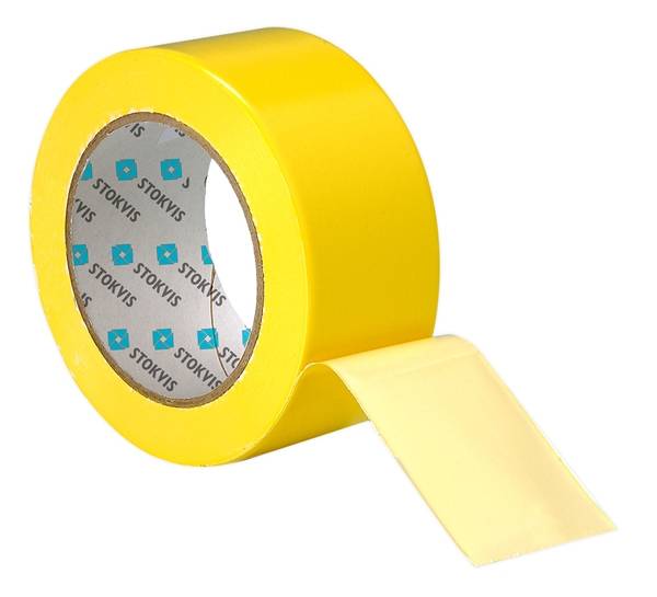 Stokvis Tapes Bekistingstape Geel 50Mm Rol=33M-0