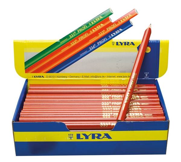 LYRA Bleistiftfabrik Potlood Lyra 333 Rood 240Mm-0