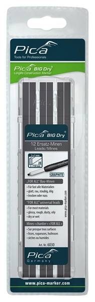 LYRA Bleistiftfabrik Pica-Big Dry Longlife Navulling 6030Sb Pica 12 Stuks-0