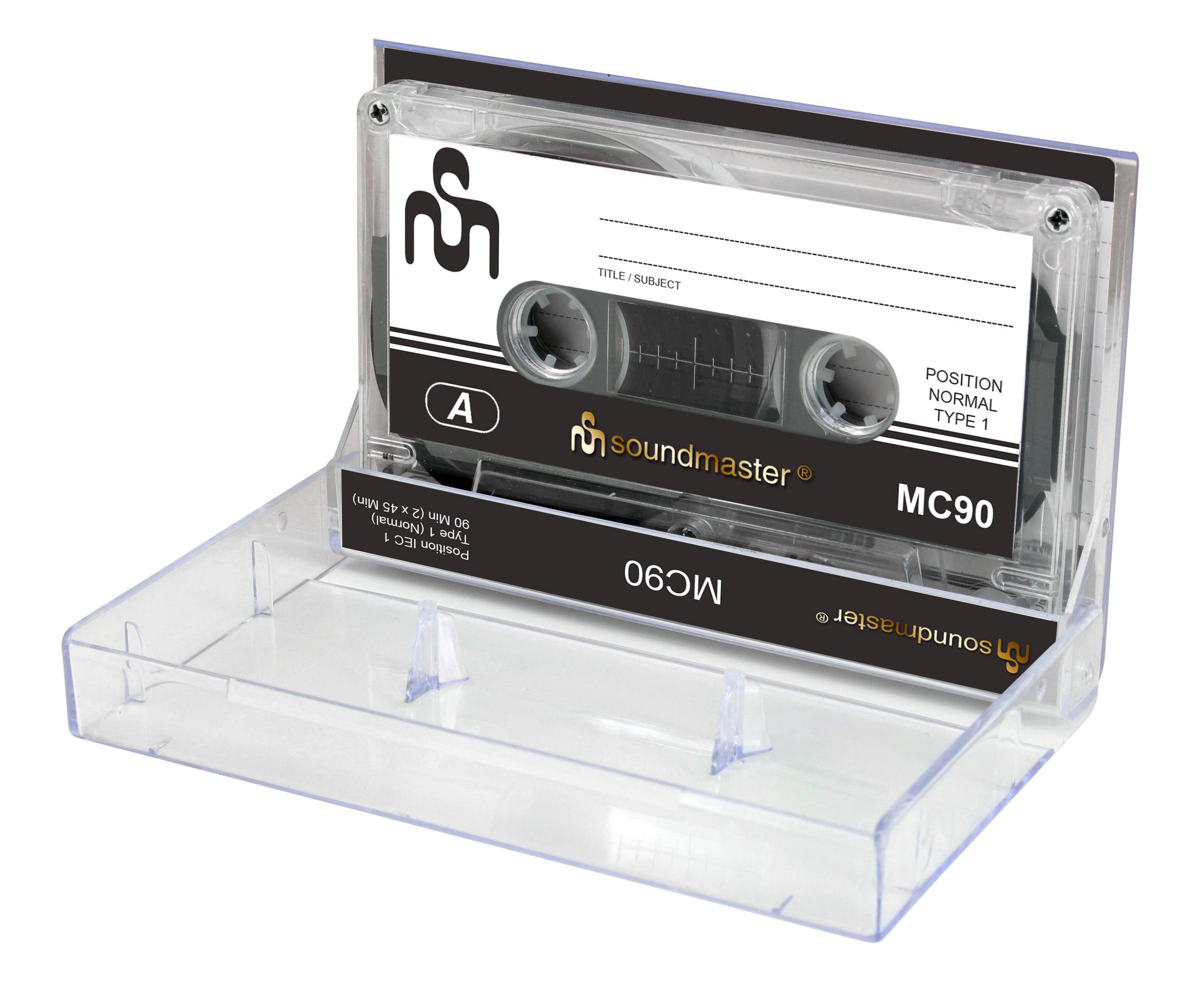 Soundmaster CE Audio Cassette Soundmaster MC90 5er Pack-0