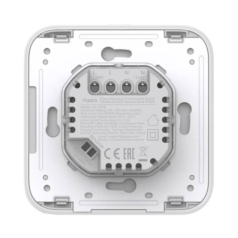 Aqara | Floor Heating Thermostat W500 UT-A01D | Smart Home Compatible - Digital Temperature Controller-2