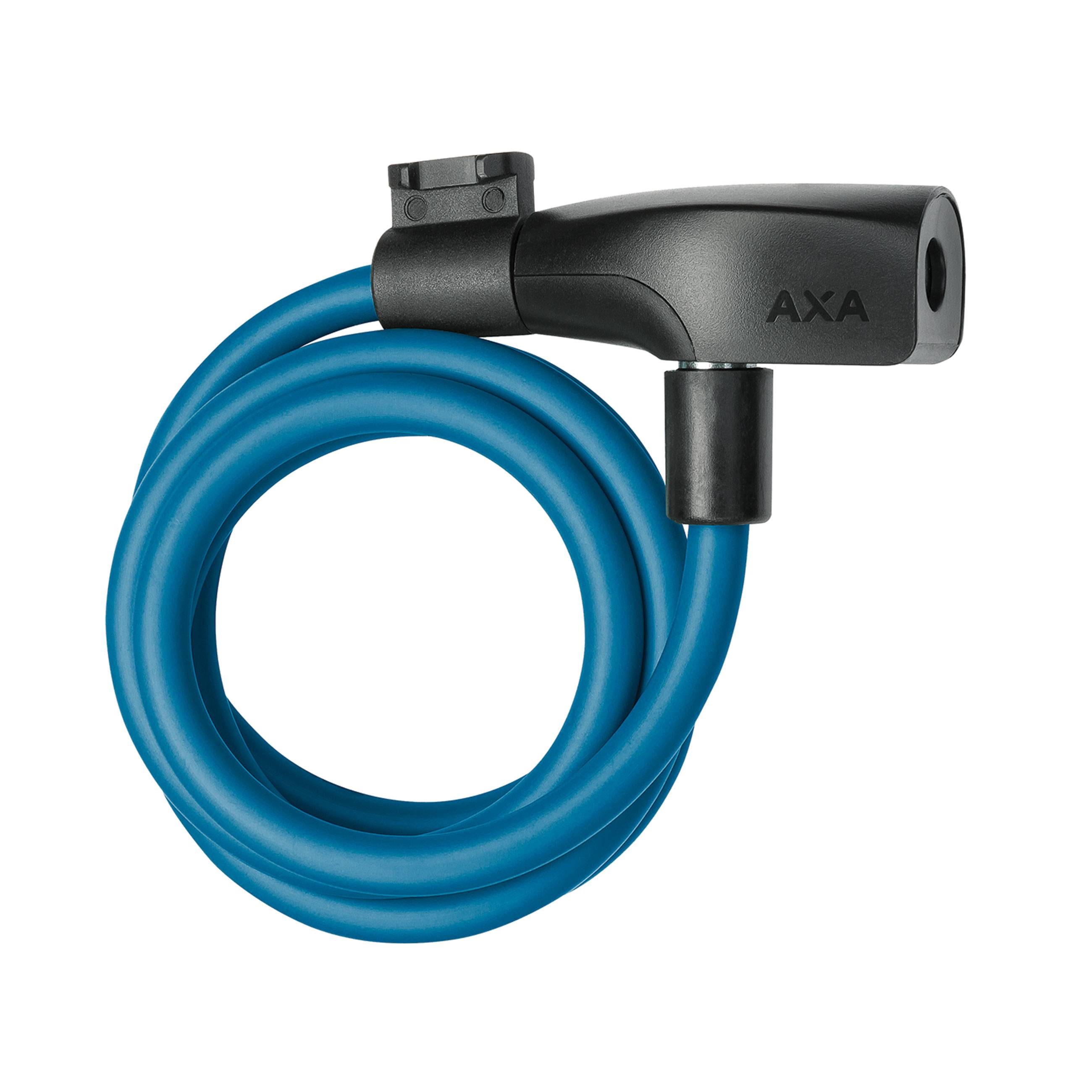AXA Resolute Kabelslot 120/8 petrol blauw-1