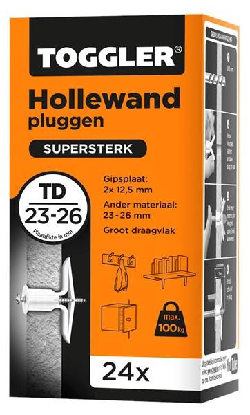 Hollewandpluggen Toggler Td Doos 24 Stuks-0
