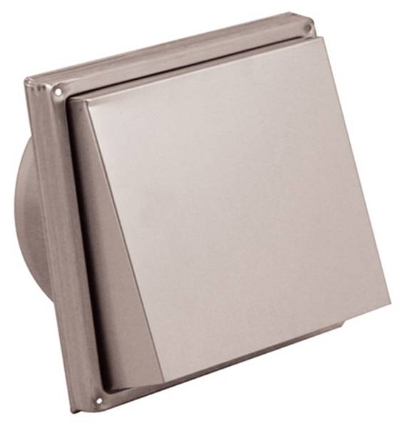 NEDCO Rvs Buitenrooster Schuine Kap Doorsnede 150Mm-0