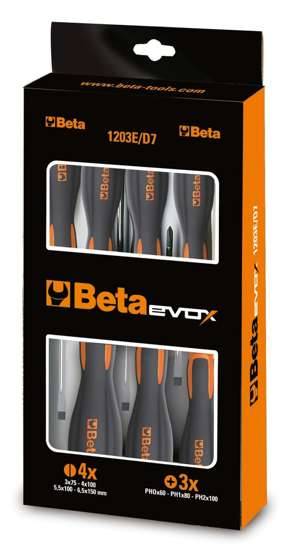Schroevendraaierset Beta Tools Evox 1203E D8P - 8 delig 80548091338818054809133881-0