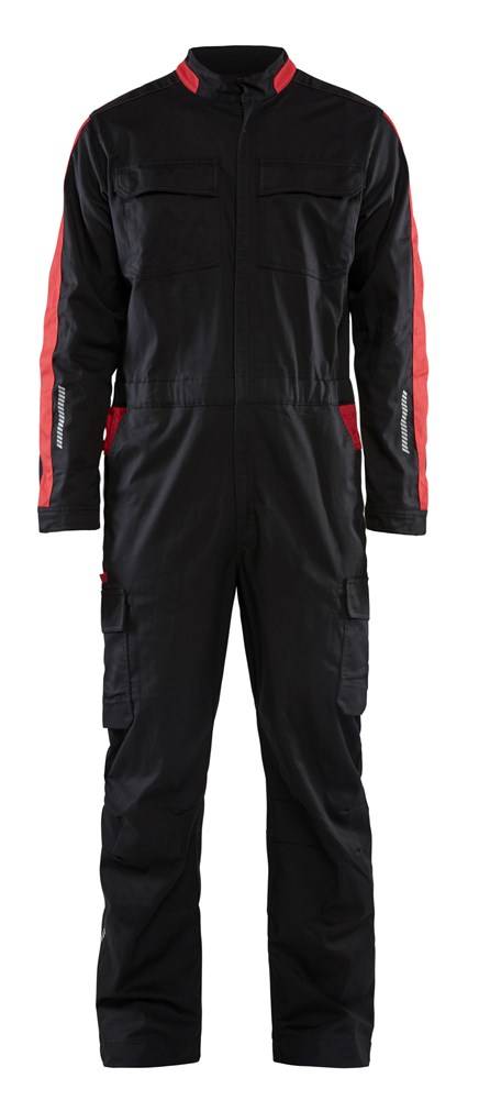 Blakläder Industrie Overall Stretch Zwart / Rood C48-0