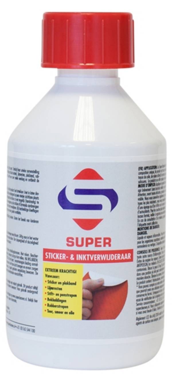 SUPERCLEANERS Sticker/Inkt Verwijderaar Super 250Ml