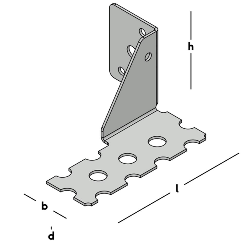 GB Lijmkozijnanker Verzinkt 1.25Mm Nr.21201 - 100 stuks-2