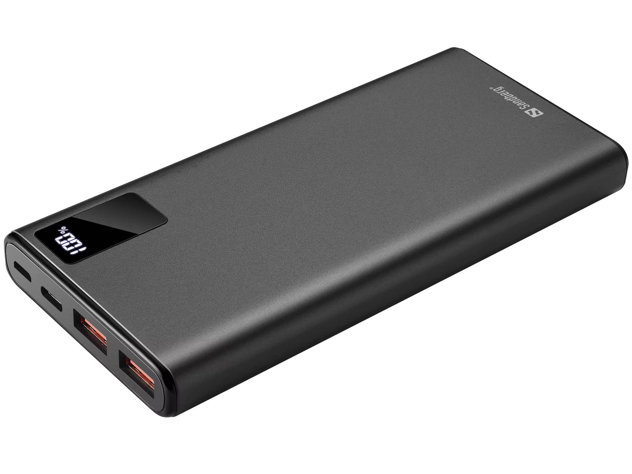 Sandberg krachtige Powerbank 10000 mAh in aluminium met hoge snelheid, geweldige prestaties en enorme capaciteit-0