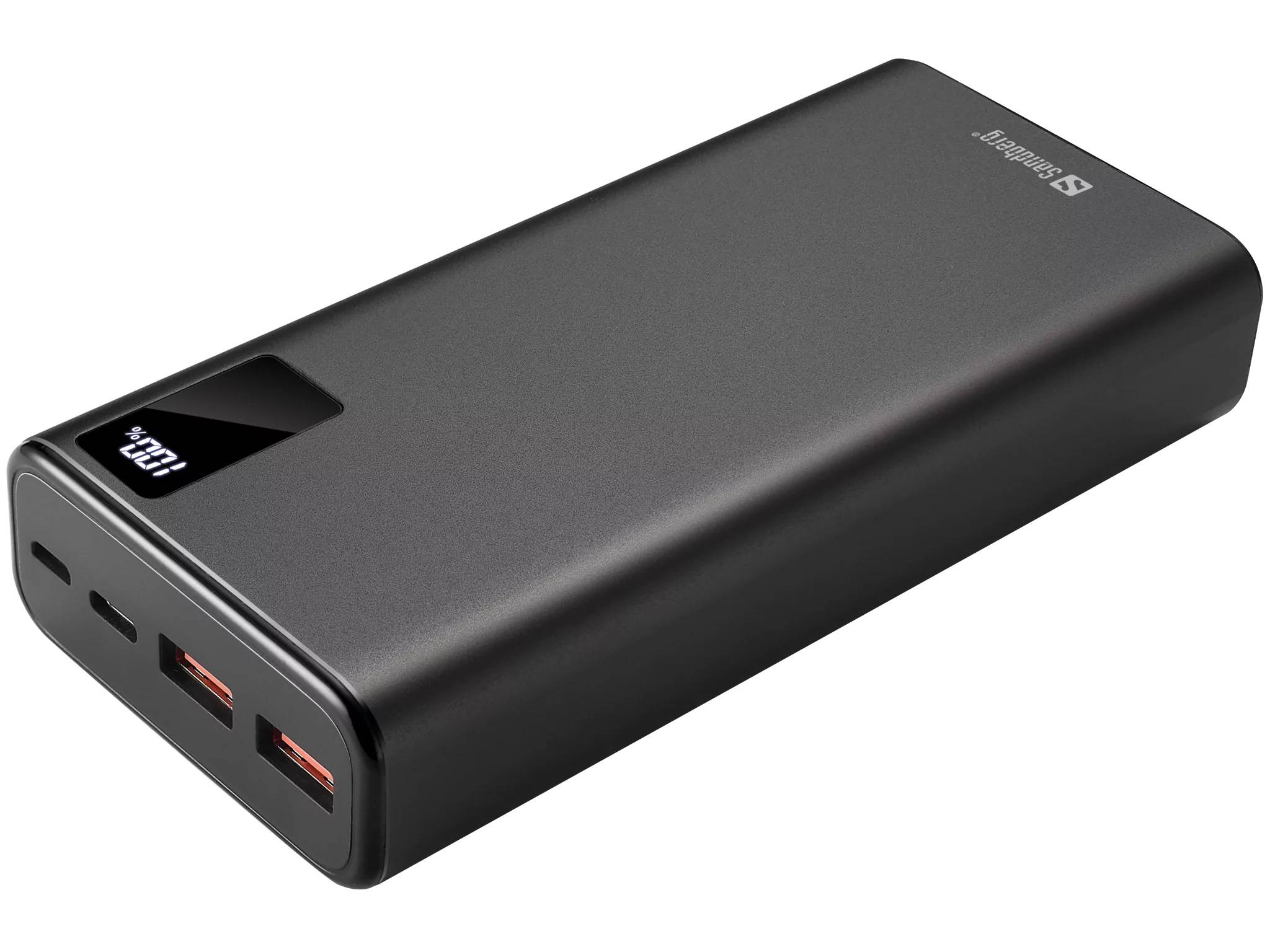 Sandberg krachtige Powerbank 20000 mAh in aluminium met hoge snelheid, geweldige prestaties en enorme capaciteit-0