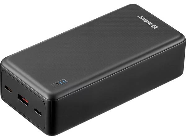 Sandberg Saver Powerbank 27000 mAh meerdere volledige ladingen van je apparaten met discrete LED-indicator