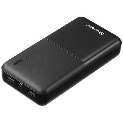 Sandberg Saver Powerbank 20000 mAh 3 apparaten tegelijk laden-0