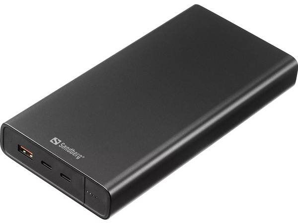 Sandberg krachtige Powerbank 40000mAh in aluminium met hoge snelheid, geweldige prestaties en enorme capaciteit