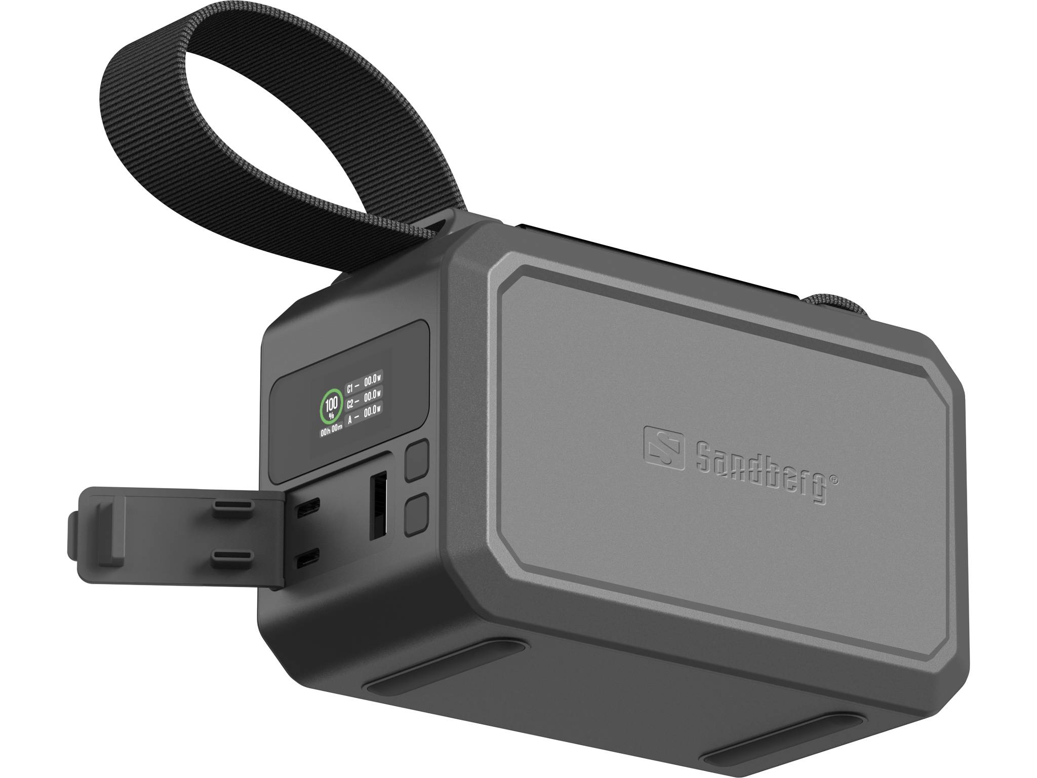 Sandberg Survivor Powerbank 100W 40000mAh biedt een indrukwekkend hoge capaciteit en prestaties in een compact formaat-0