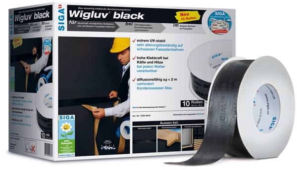Wigluv Black Siga 7509-6040 60Mm X 40Mtr-0