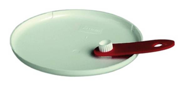 ATTEMA Afdekplaat Rond 125Mm Kunststof Wit-0