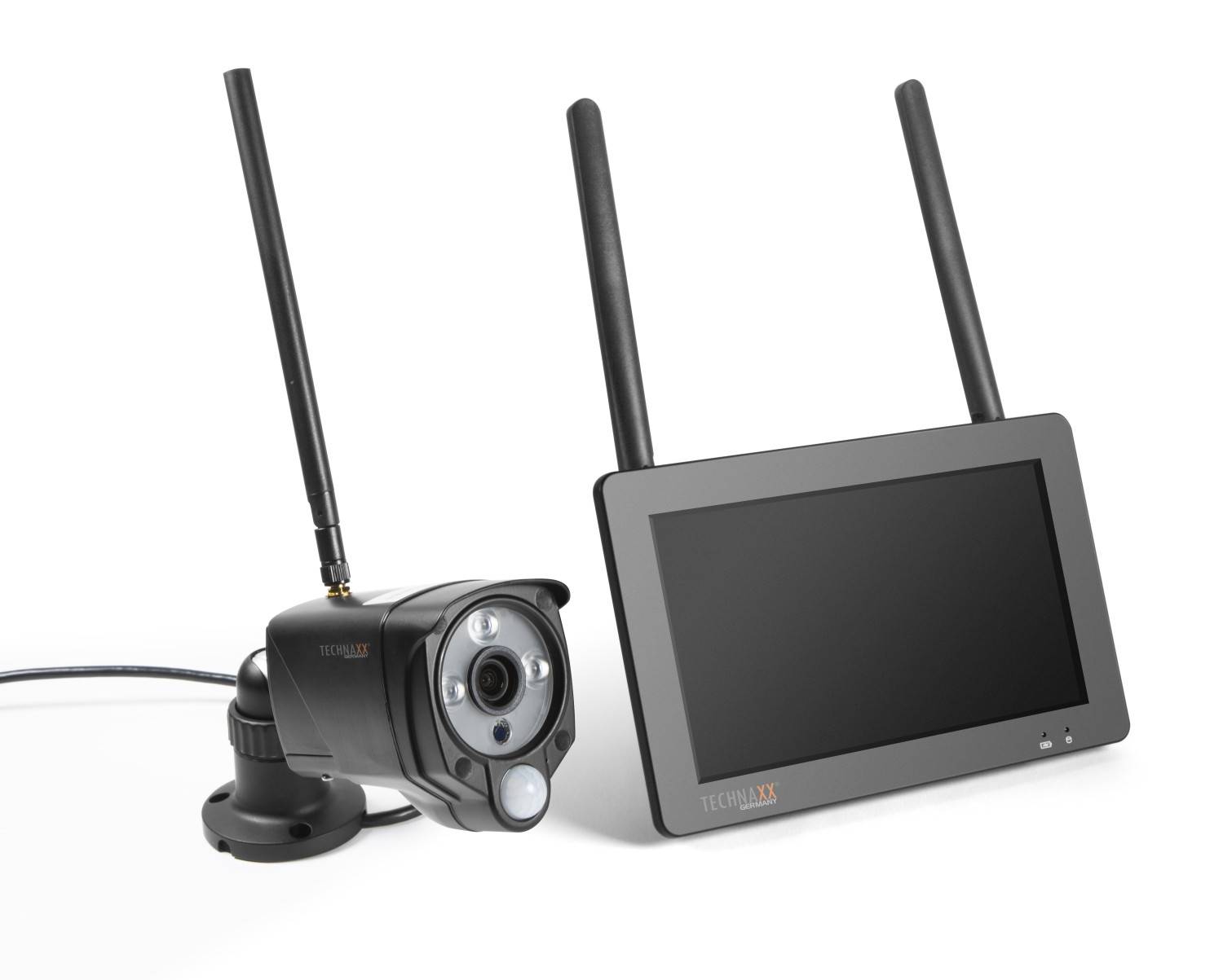 Technaxx TX-128 Draadloos Bewakingsset 4-Kanaals 1920 x 1080 met 1 Camera-1