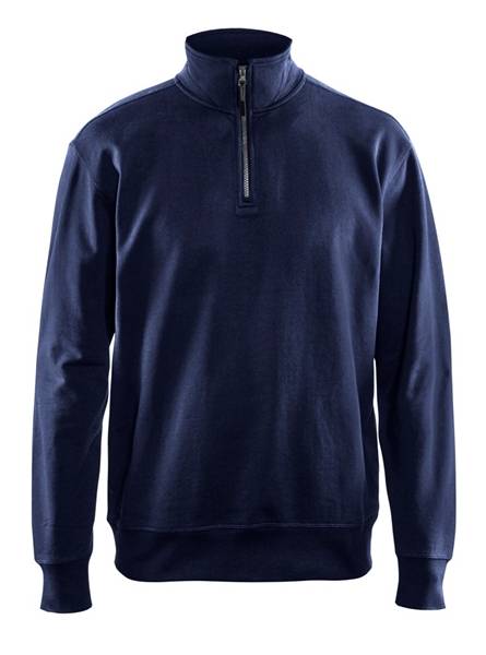 Blakläder Sweater Halve Rits 3369-1158-8900 Marine L-0